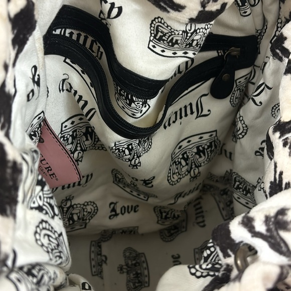 🖤🤍large vintage juicy couture houndstooth bag🤍🖤 - Picture 3 of 4